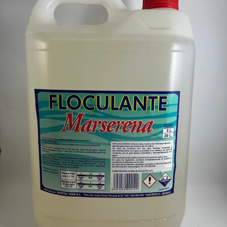 floculante Marserena 5 litros para clarificar el agua de la piscina