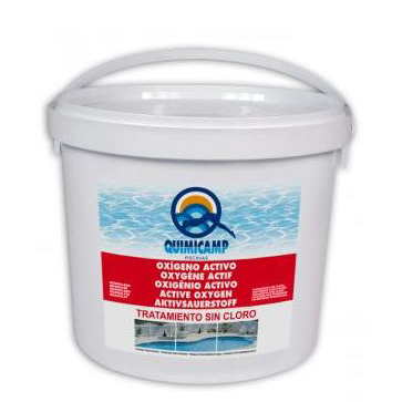 oxígeno activo sin cloro 5 kg para desinfección profesional del agua de piscinas