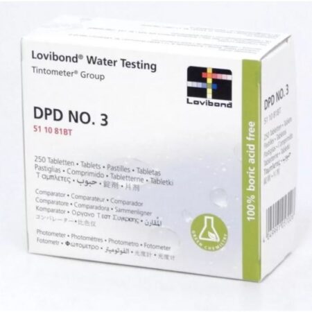 Reactivos medición cloro total DPD nº3 para piscina compatibles con fotómetro Scuba II