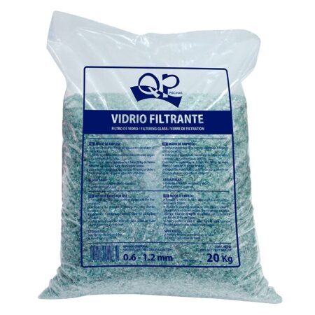 Vidrio filtrante para filtros de piscina
